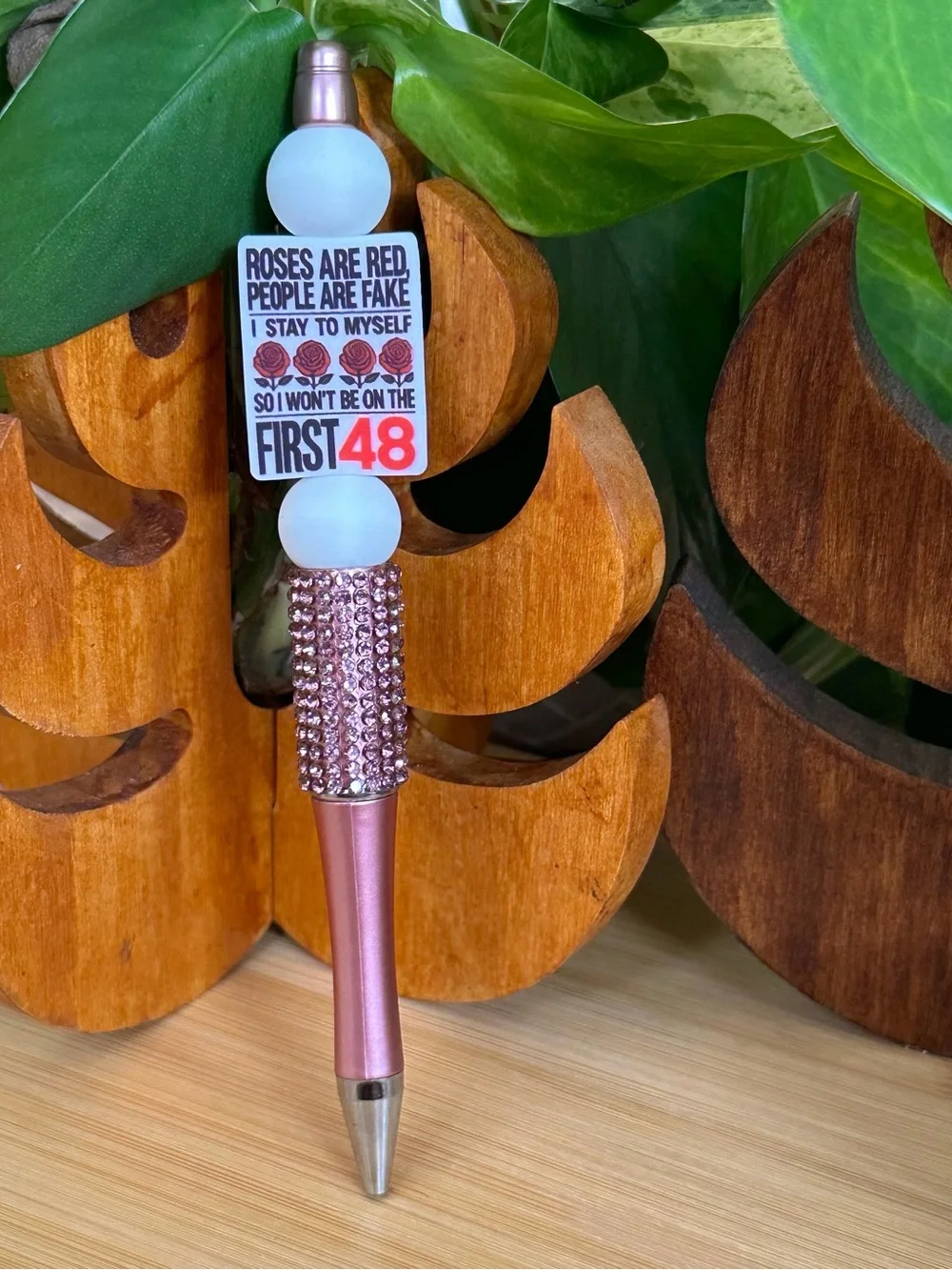 ✨ Handmade Beaded Pen   Silicone Pen‎ | Stylish Everyday Writing + Refill✨